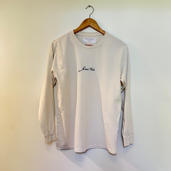 đź–¤AMOR FATI - Seek Discomfort x Nathaniel Drew Collab - unisex Long-sleeve - Picture 1 of 8